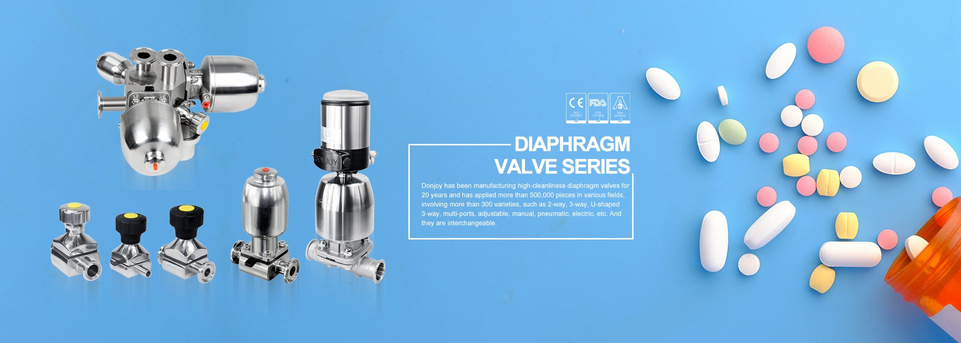 Qualidade Válvula de diafragma sanitária fábrica