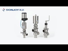 316L Farmacêutica válvula de segurança pneumática de reversão