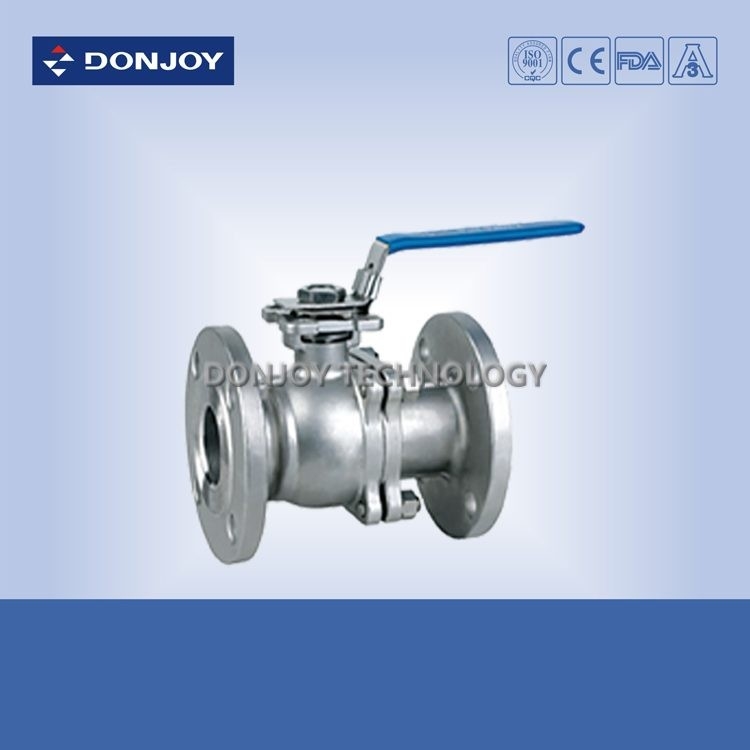 A válvula de bola CFM/CFM8 sanitária de aço inoxidável, ANSI 150BLS de JIS flangeou operação manual de válvula de bola