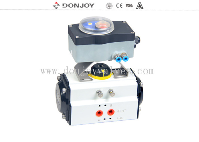 Ar/tipo horizontal cabeça operação de Eeletric de controle inteligente do Positioner da válvula do atuador
