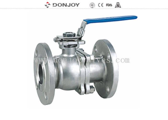 A válvula de bola CFM/CFM8 sanitária de aço inoxidável, ANSI 150BLS de JIS flangeou operação manual de válvula de bola