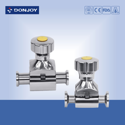 1/4'' - 3/4'' 316L  Mini - type Sanitary Diaphragm Valve with manual , pneumatic