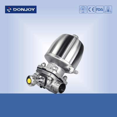 Stainless Steel Actuator Welding Multiport  Pneumatic Sanitary Diaphragm Valve