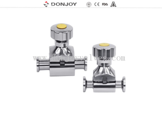 1/4'' - 3/4'' 316L  Mini - type Sanitary Diaphragm Valve with manual , pneumatic