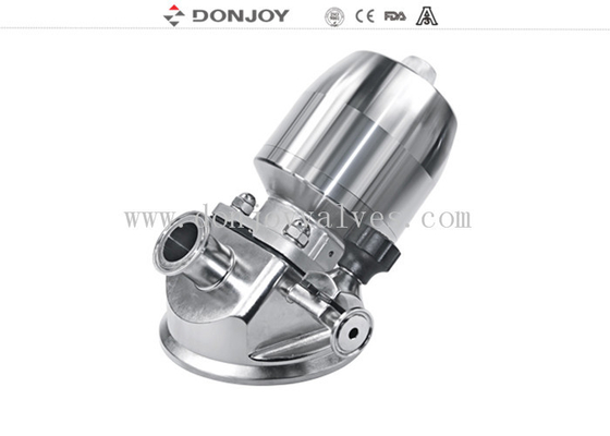 EPDM PTFE Gasket Pneumatic Sanitary Diaphragm Valve