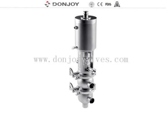 T Type Pneumatic Actuator Divert Reversing Seat Valve