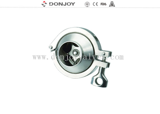 Clamp check valve with middle clamp 0.5 inch SMS RJT ISO IDF thread connection