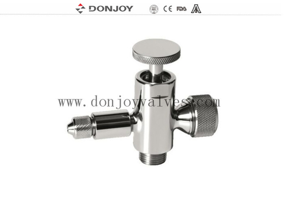 Donjoy Stainless Steel Level Gauge Sampling Valve With Hose Adaptor