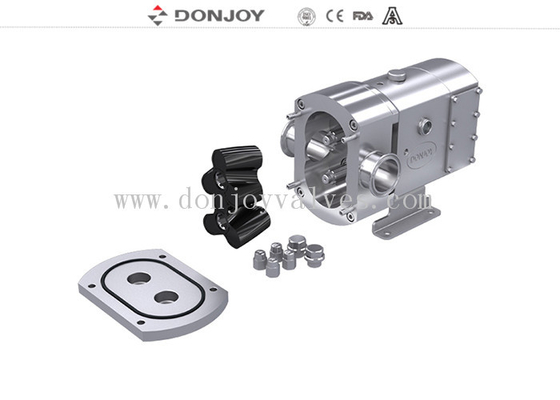 SS316L Donjoy horizontal mini bomba rotativa para transferência de taxa de fluxo pequena